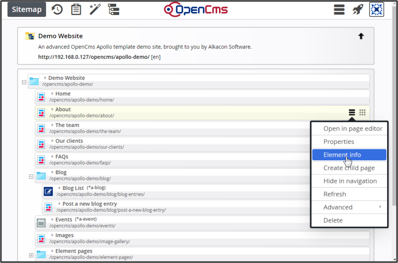 File:OpenCms 10 - The Sitemap editor.png