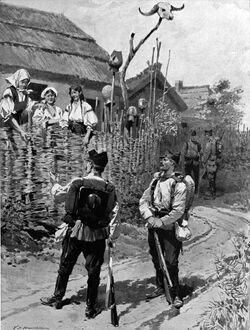 Romania - Isolating a village whose inhabitants believe that doctors poison those suspected of cholera.jpg