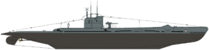 Shadowgraph U british class groupe III submarine.svg