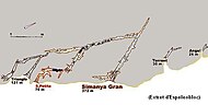 Topografia de la cova Simanya Gran, la cova Simanya Petita, la cova del Triangle, la cova del Torrent i la cova de l'Àngel.jpg