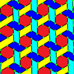 Weaved hexagonal tiling.png