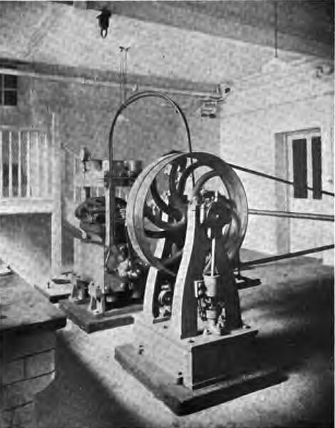 File:200-Ton Press, Machine Room, Johnston Laboratories 1903.jpg