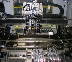 Pick and place internals of surface mount machine.JPG