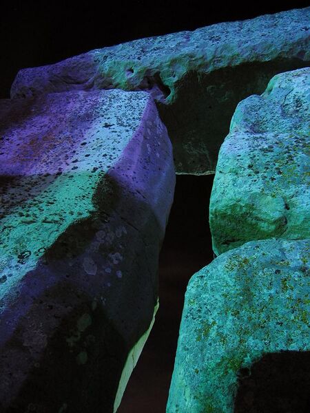 File:Stonehenge Floodlit trilith.jpg