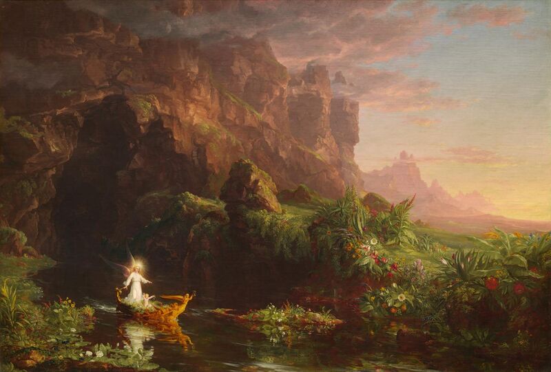 File:Thomas Cole - The Voyage of Life Childhood, 1842 (National Gallery of Art).jpg