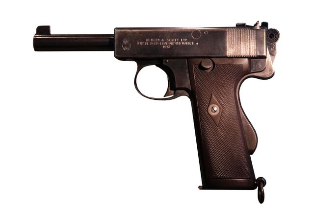 Engineering:Webley Self-Loading Pistol - HandWiki