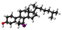 Ball-and-stick model of adosterol