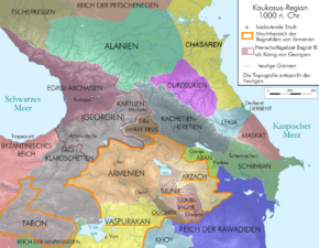 Syunik as vassal of the Armenian kingdom around 1000