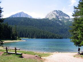 Black Lake with Međed Peak