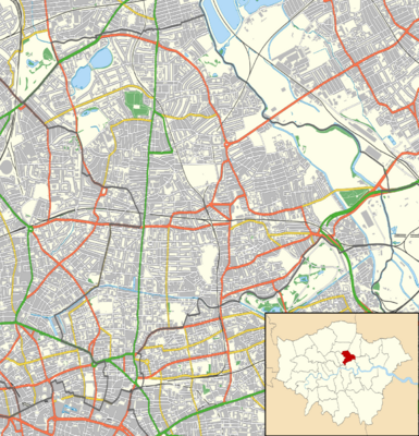 Hackney London UK location map.svg