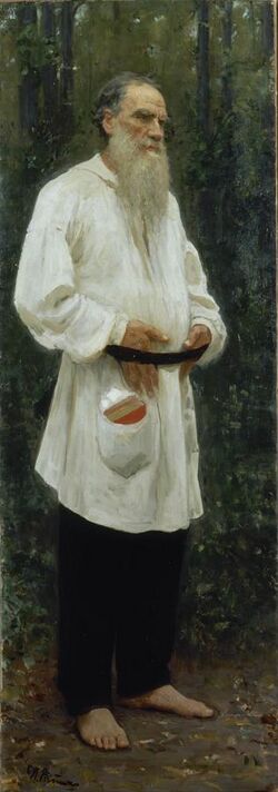 Ilya Repin - Leo Tolstoy Barefoot - Google Art Project.jpg