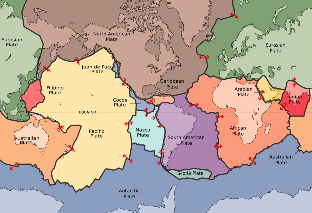 Earth Plate Tectonics Handwiki