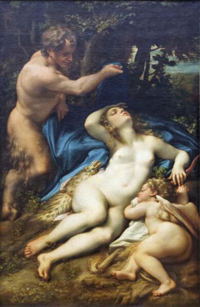 File:Vénus et l'Amour découverts par un satyre, Corrège (Louvre INV 42) 02.jpg