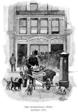 Illustration by Wm. Luker Jr. for the Leadenhall Press book "London City" (1891)