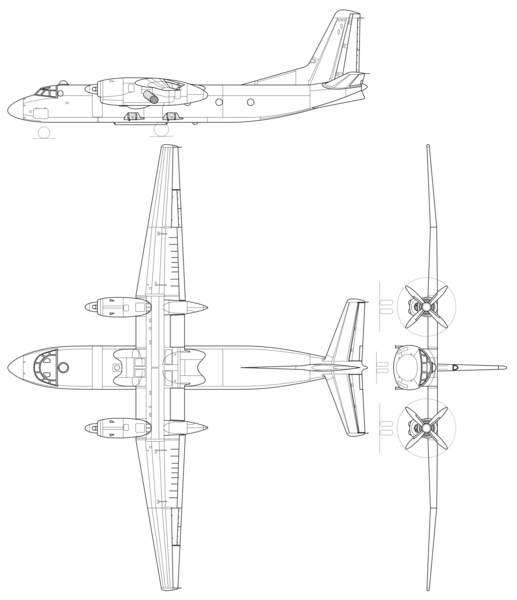 File:Antonov An-24 3view.svg