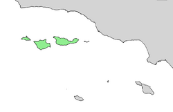 Dudleya greenei range map.png