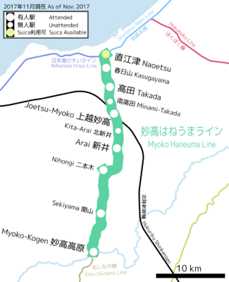 Linemap of Myoko Haneuma Line with Stations.svg