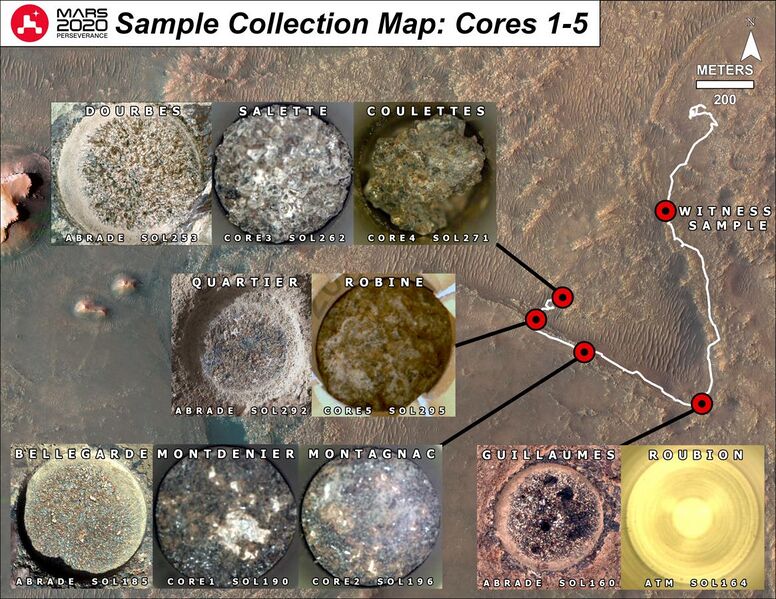 File:Mars 2020 Sample Collection Map, Cores 1-5.jpg
