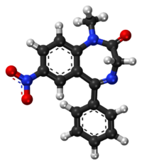 Nimetazepam ball-and-stick model.png