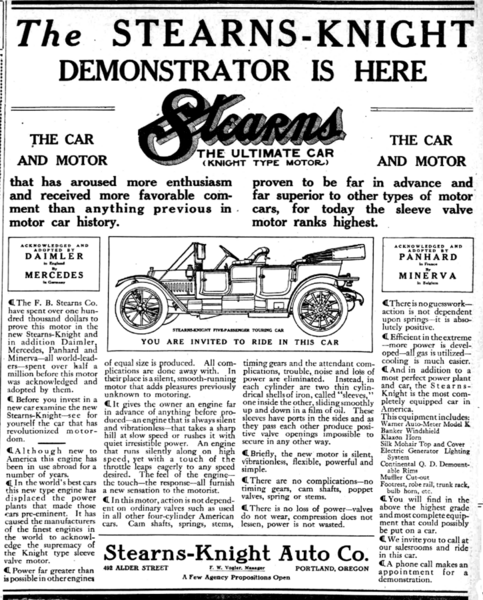 File:Stearns-Knight demonstrator newspaper ad.png