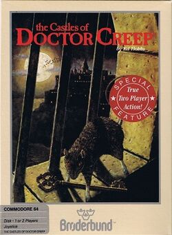 The Castles of Dr. Creep Commodore 64 Cover art.jpg