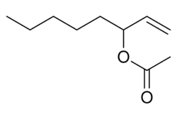 1-Octen-3-yl acetate.svg