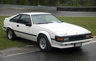 1985 Toyota Supra P-type in Super White, front right.jpg