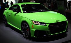 2019 Audi TT RS with Technical Specification front NYIAS 2019.jpg