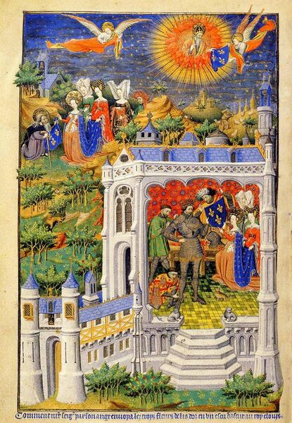 File:Clovis recevant la fleur de lys - XVe siècle.jpg