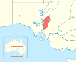 Crinia flindersensis map.svg