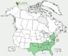 Hypericum crux-andreae US-dist-map.png
