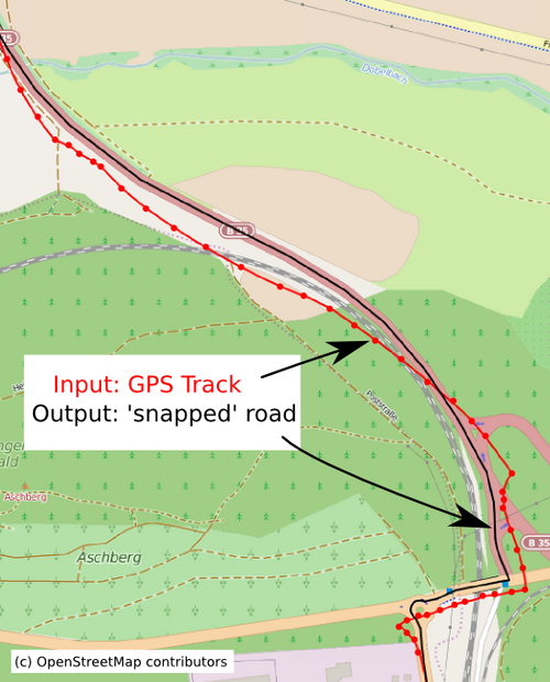 Map matching - HandWiki image.