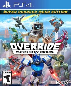 Override Mech City Brawl Super Charged Mega Edition PlayStation 4 Cover Art.jpeg