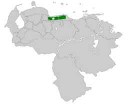 Phylloscartes venezuelanus map.svg