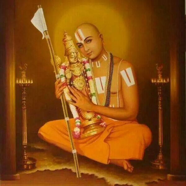 File:Ramanuja embracing Lord Varadaraj.jpg