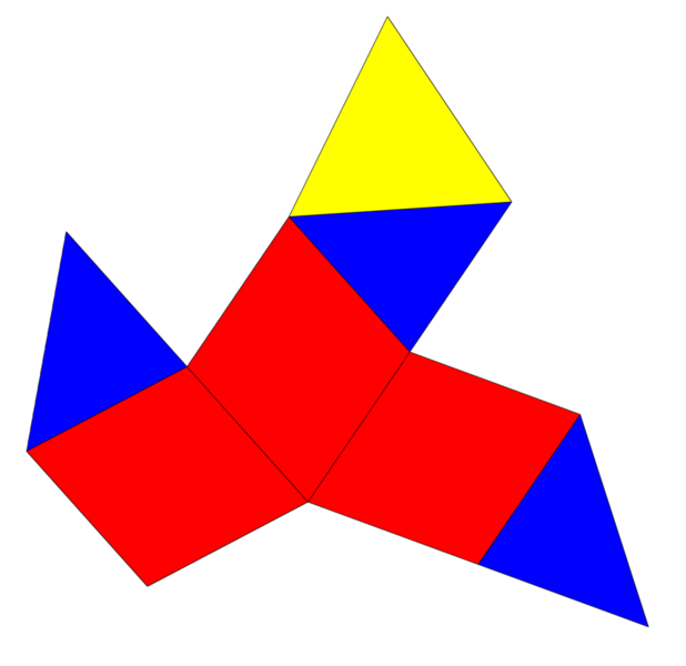 File:Rhombic diminished trigonal trapezohedron net.png