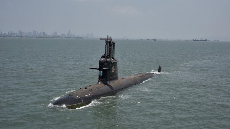 File:Vagsheer, Yard 11880, Indian Navy’s Kalvari class commenced her sea trials.jpg