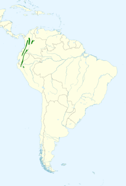 Cinnycerthia olivascens map.svg