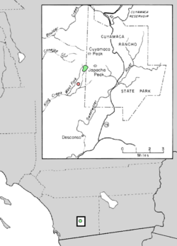 Cupressus stephensonii range map 4.png