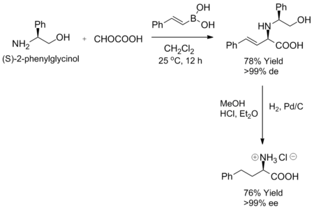 stereoselective alpha amino acids