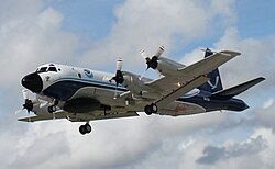 Lockheed WP-3D Orion in flight