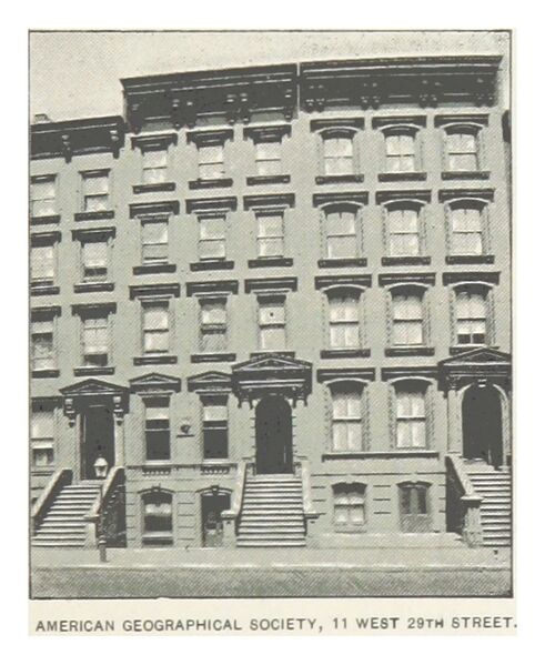 File:(King1893NYC) pg327 AMERICAN GEOGRAPHICAL SOCIETY, 11 WEST 29TH STREET.jpg