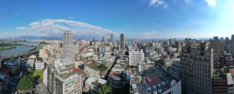File:Aerial panorama of Taipei City's west.jpg