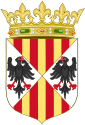 Coat of arms of the Kingdom of Sicily and Kingdom of Albania in Personal Union of Albania