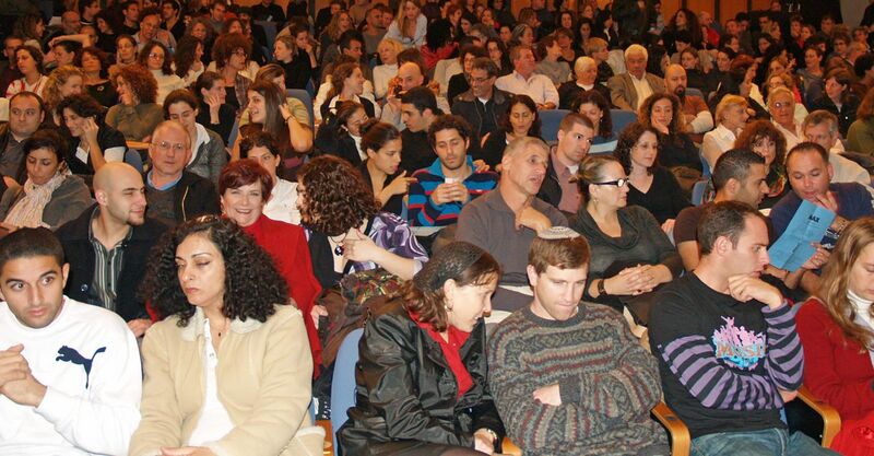 File:Batsheva theater crowd in Tel Aviv by David Shankbone.jpg
