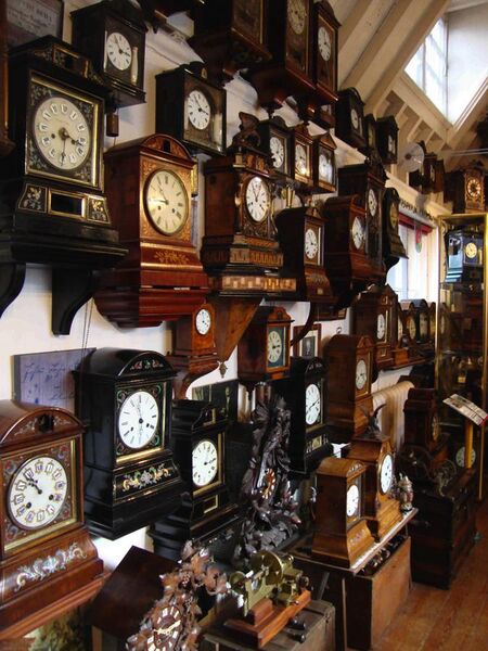 File:Cuckooland Museum clocks by Kirsty Davies.jpg