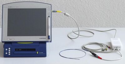 Using the PK-199 cable and Osypka TOslim electrode, the Biotronic ICS3000 programmer enables esophageal left heart heart electrogram recording.