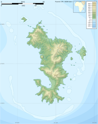 Mayotte topographic blank map.svg