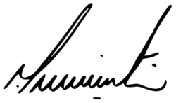 Signature of Augusto Pinochet.svg