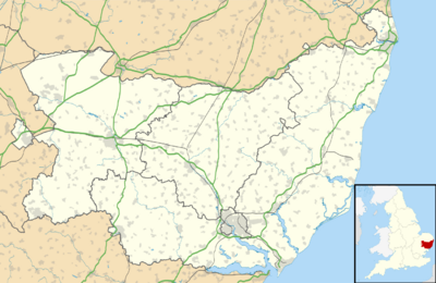 Suffolk UK location map.svg